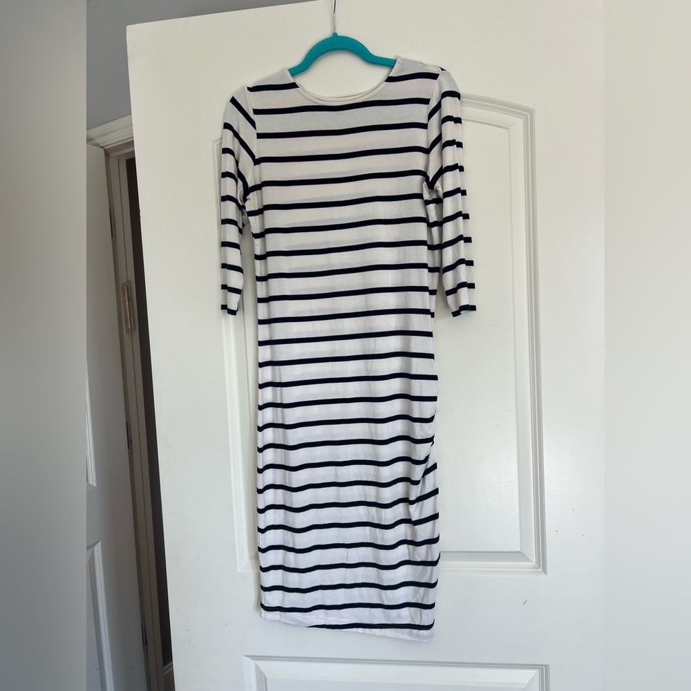 Eleven Paris Striped Bodycon Dress - Size XS